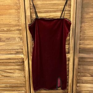 Forever21 velvet purple dress